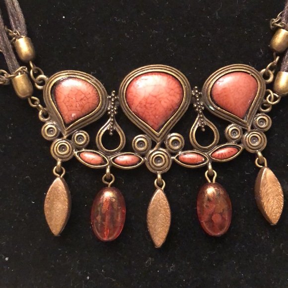 VINTAGE BIJOUX TERNER NECKLACE & EARRINGS NICKEL LEAD & CADMIUM FREE - #541 - Picture 10 of 15